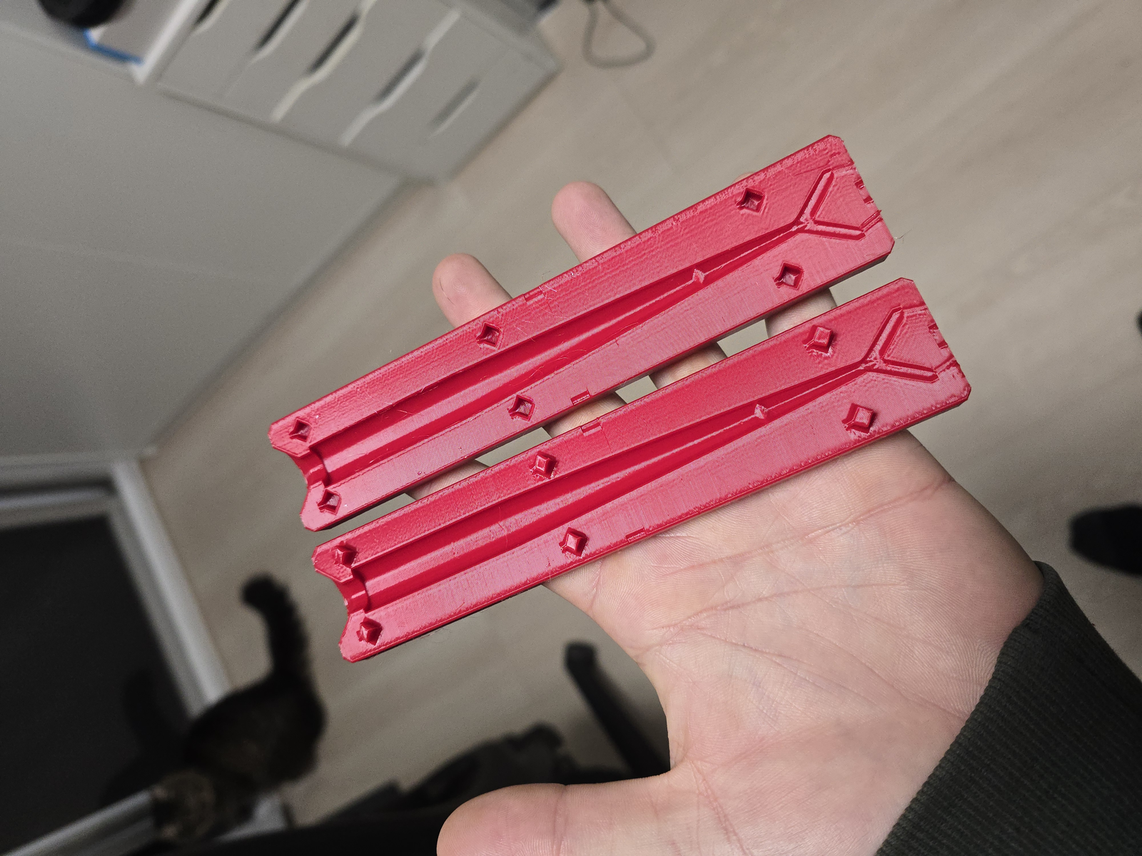 Custom manufactured fishing lure components